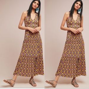 Anthropologie MAEVE Luella Maxi Yellow Dress